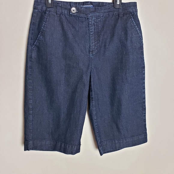 bandolino ivette denim bermuda shorts